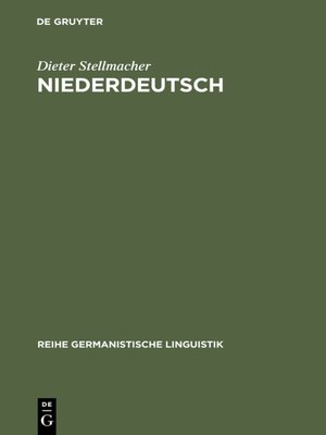 cover image of Niederdeutsch